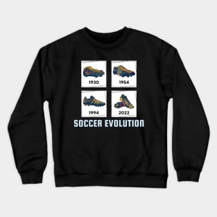 SCBL006 - Soccer Cleats Evolution Crewneck Sweatshirt